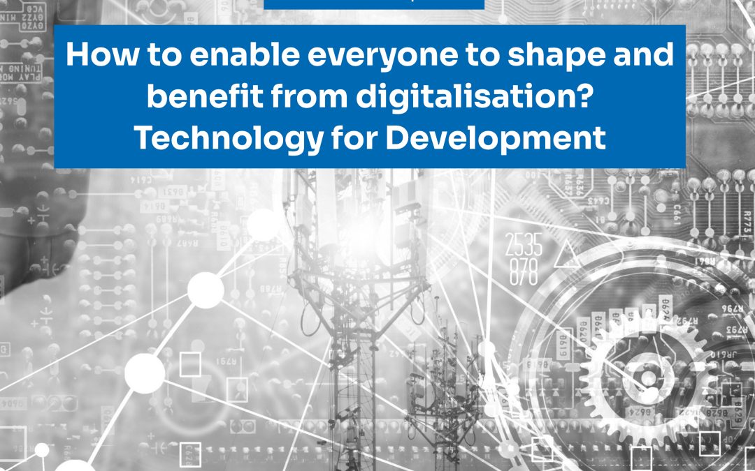 World series on AI event report: How to enable everyone to shape and benefit from digitalisation? Technology for Development